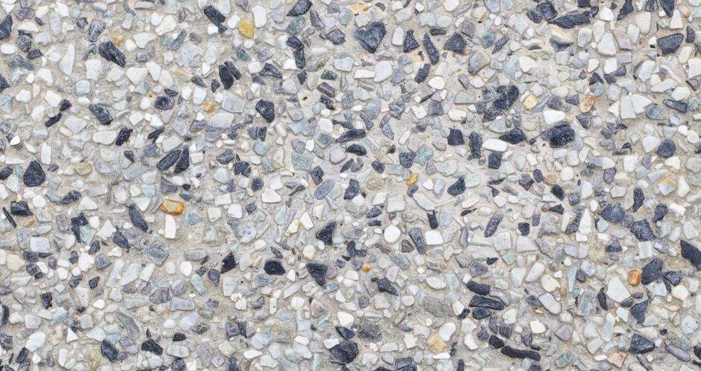 béton désactivé couleur blanc