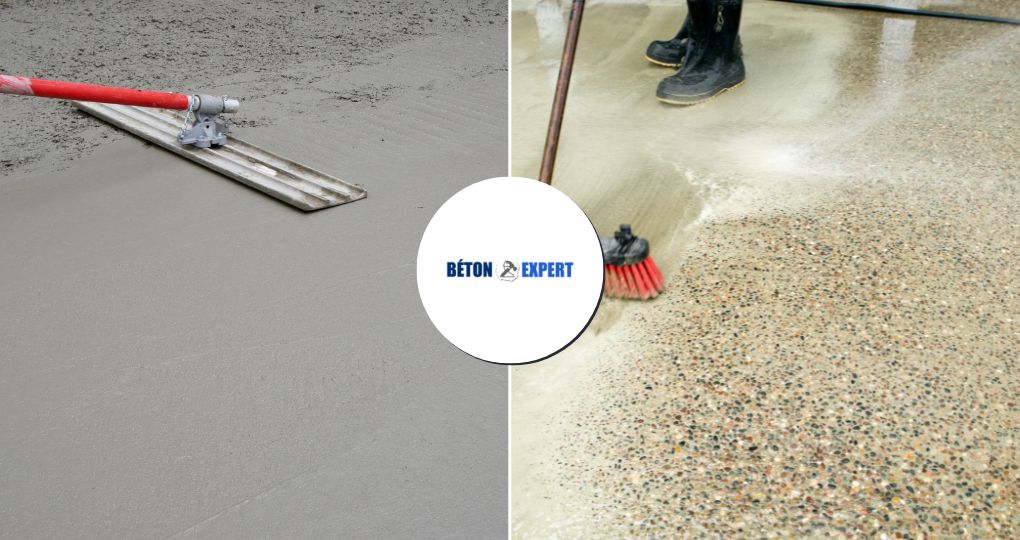 Comment faire du béton désactivé étape par étape