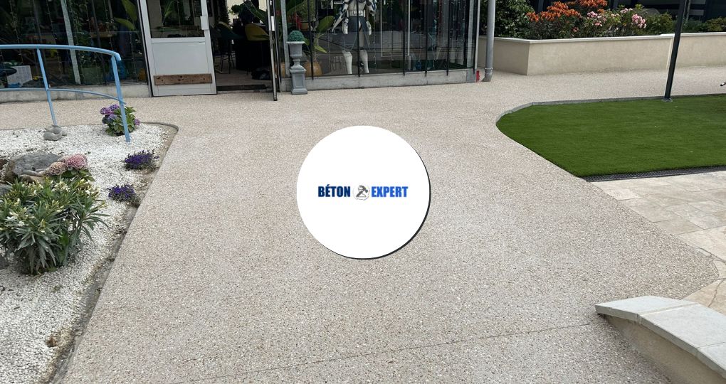 Qui pose du béton désactivé