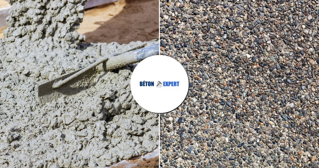 proportions pour faire du béton désactivé