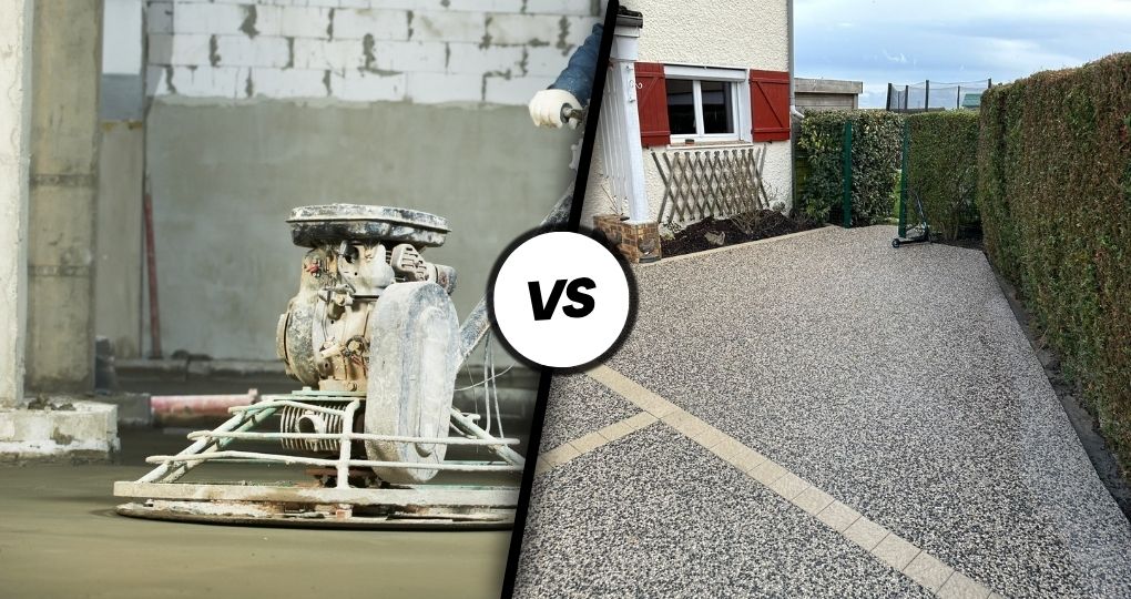 Béton désactivé ou béton lissé