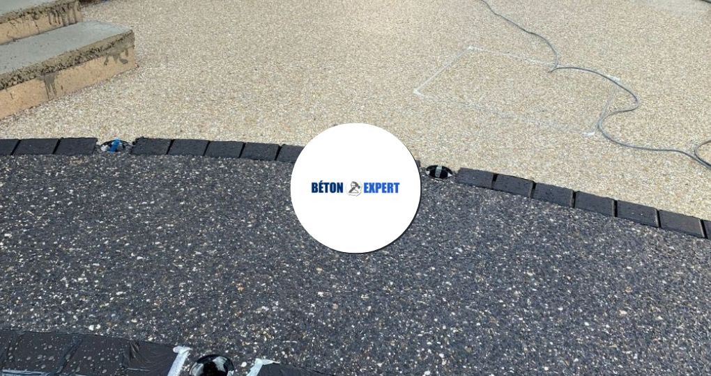 coûte pose de béton désactivé